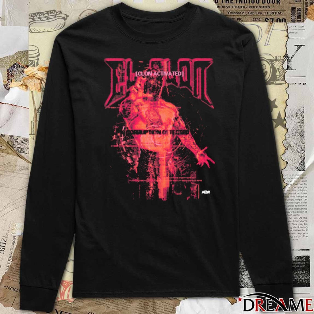 Offiicial El Clon Clon Activated AEW 2025 t-shirt