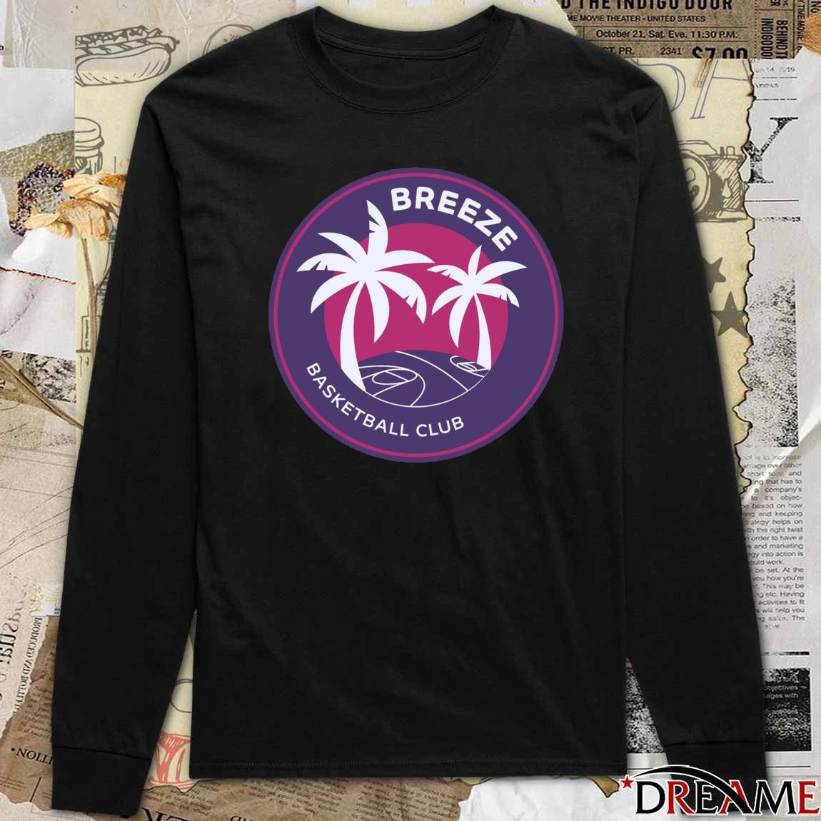 Offiicial Paige Bueckers The Breeze Basketball Club In Unrivaled Season 2 logo t-shirt