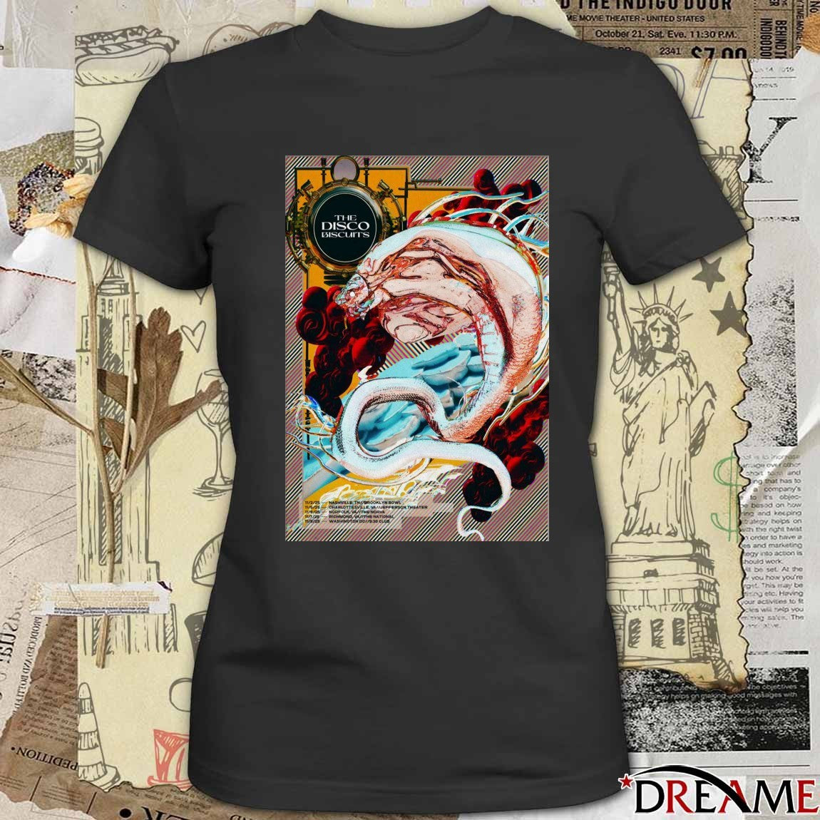 Offiicial Poster The Disco Biscuits November 2 – 8 2025 Fall Tour t-shirt