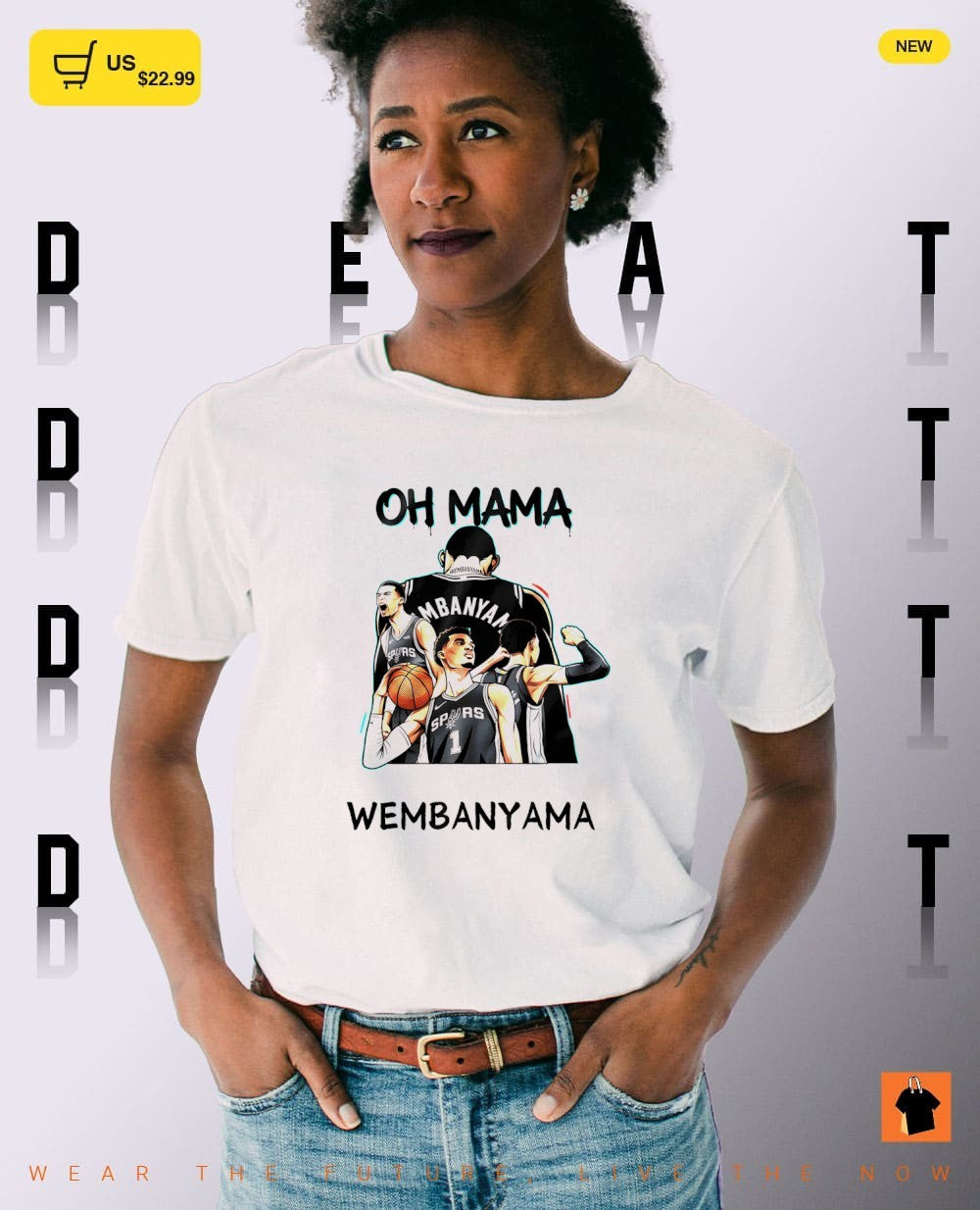 Oh Mama Victor Wembanyama San Antonio Spurs Basketball player graphic shirt
