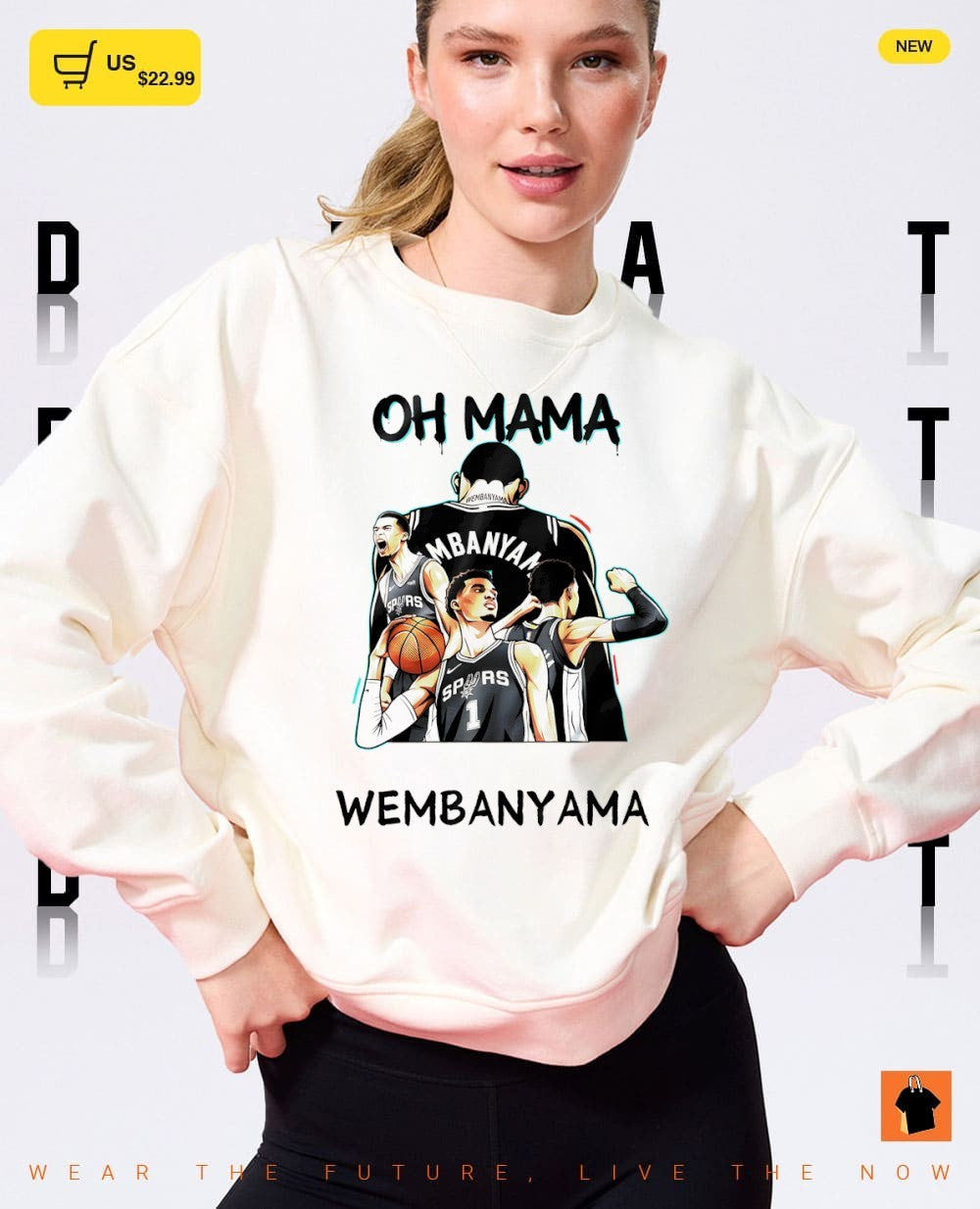 Oh Mama Victor Wembanyama San Antonio Spurs Basketball player graphic shirt