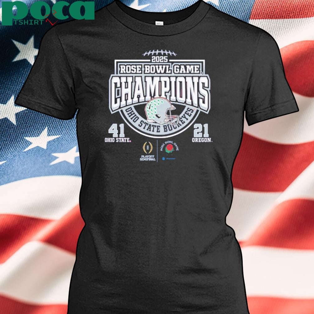 Ohio State 41 21 Oregon Playoff Quarterfinal 2025 New T-Shirt