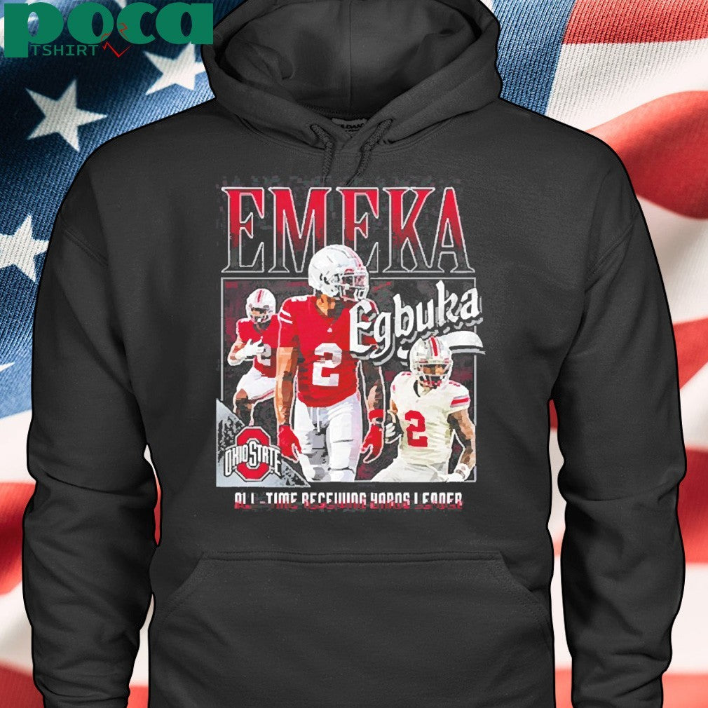 Ohio State Emeka Egbuka All-Time Receiving Yards Leader T-Shirt