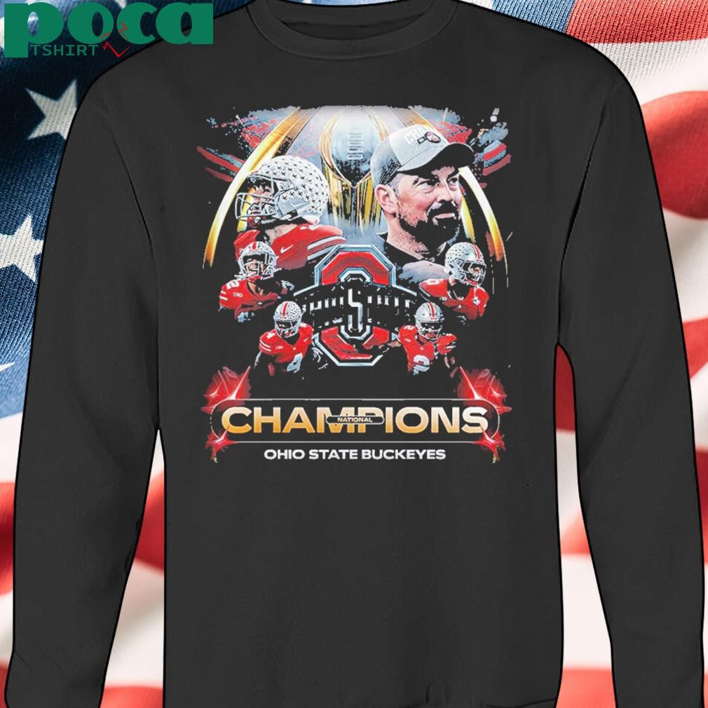 Ohio State National Champions Flag 2024-2025 College Football Playoff National Champions Unisex T-Shirt