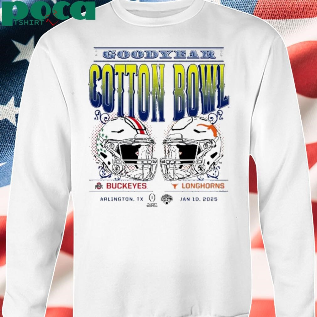 Ohio State vs Longhorns Jan 10, 2025 Arlington TX Playoff Semifinal New T-Shirt