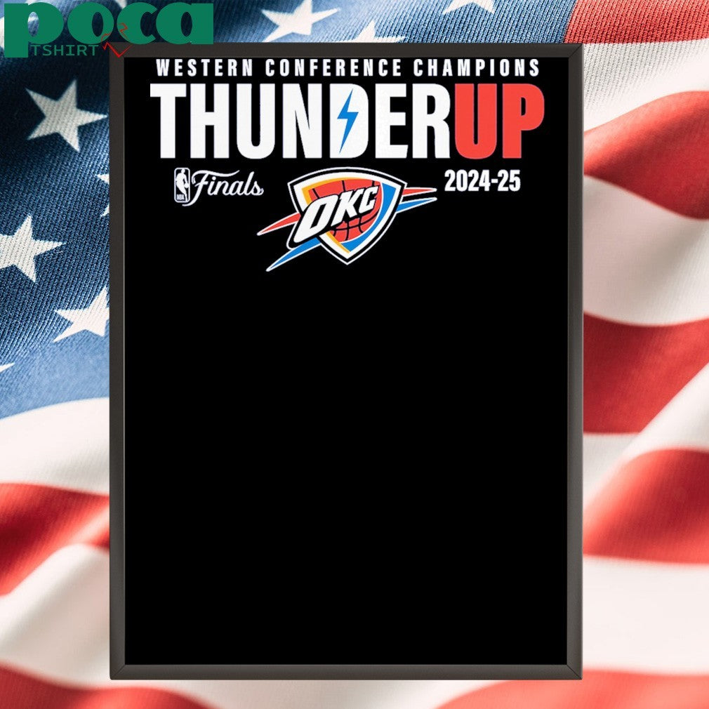 Oklahoma City Thunder 2025 Western Conference Champions Hometown Collection T-Shirt