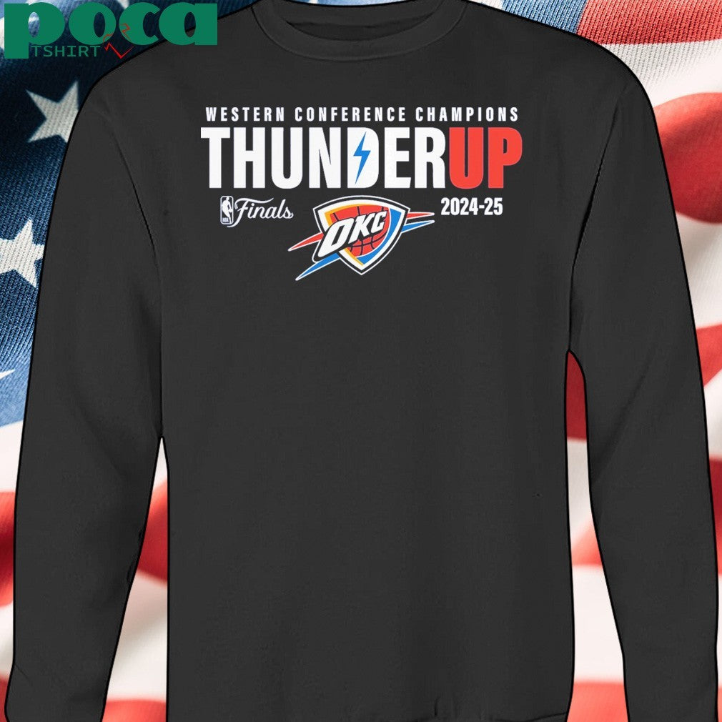 Oklahoma City Thunder 2025 Western Conference Champions Hometown Collection T-Shirt