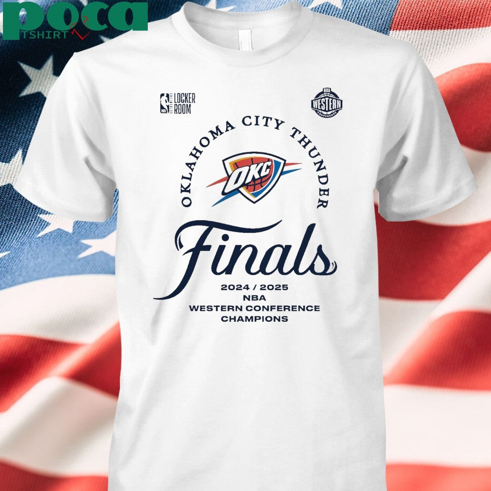 Oklahoma City Thunder 2025 Western Conference Champions Locker Room Big & Tall Backcourt Violation T-Shirt