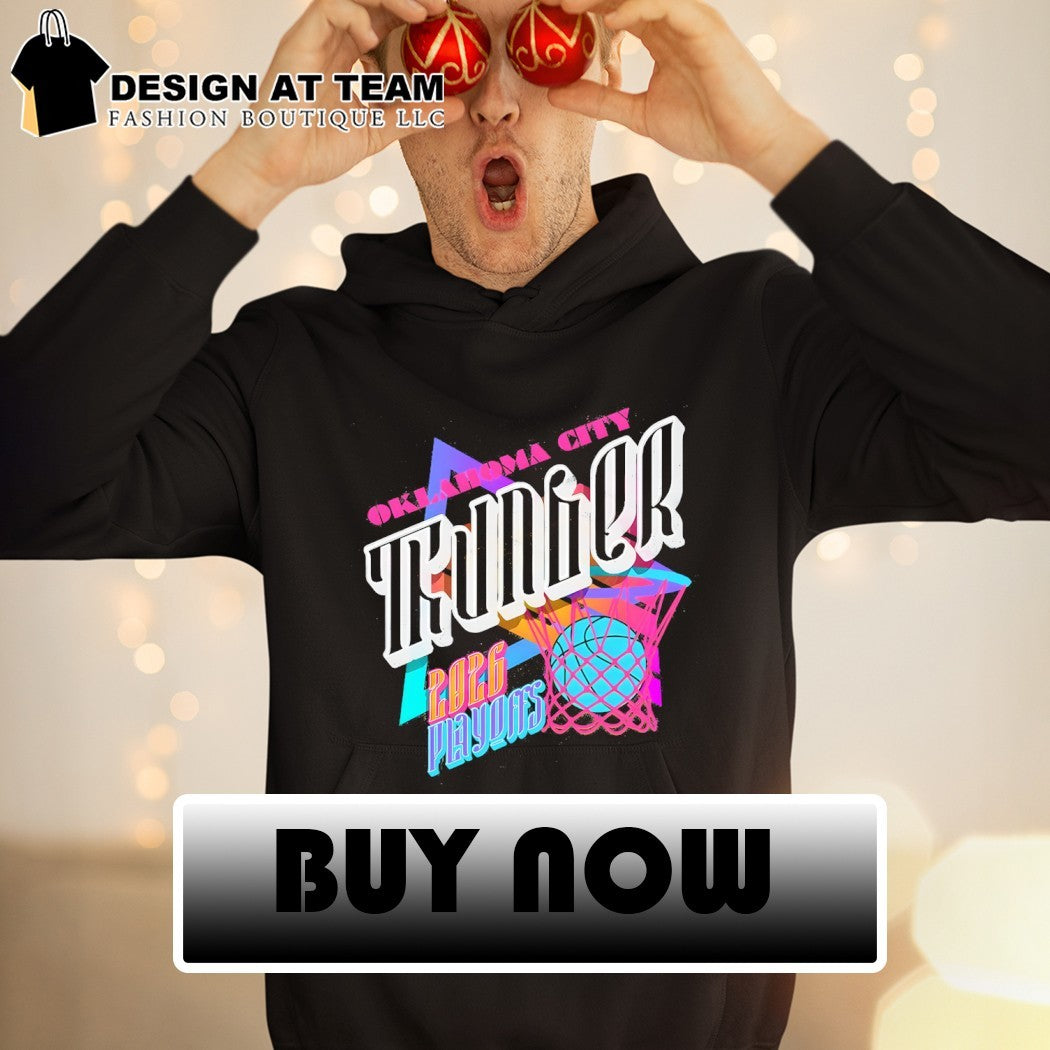 Oklahoma City Thunder Basketball 2026 Playoffs retro shirt