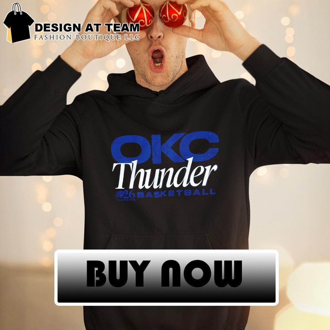 Oklahoma City Thunder Basketball Playoffs 2026 logo shirt
