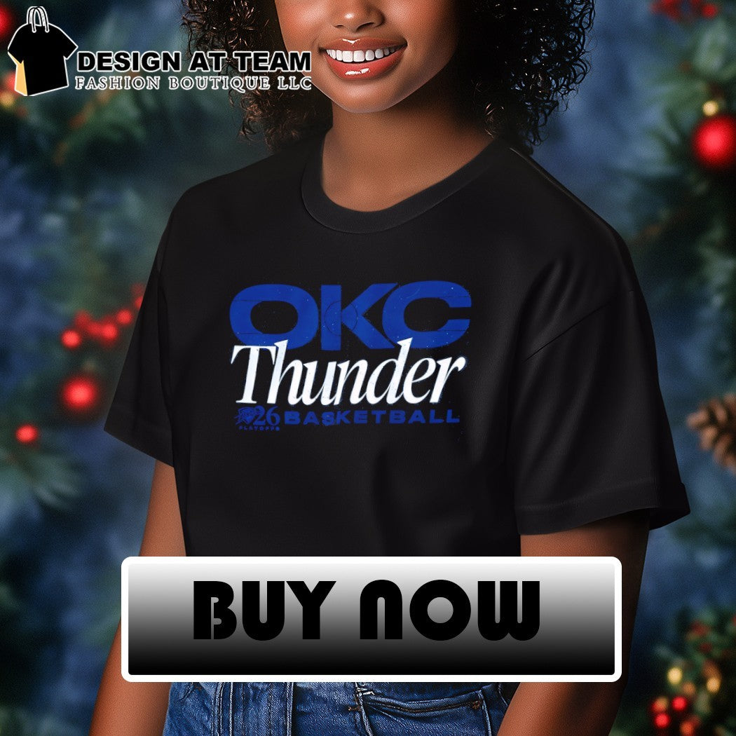 Oklahoma City Thunder Basketball Playoffs 2026 logo shirt