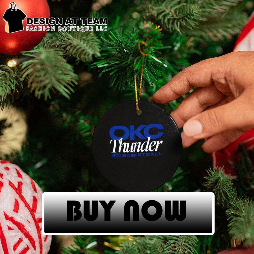 Oklahoma City Thunder Basketball Playoffs 2026 logo shirt