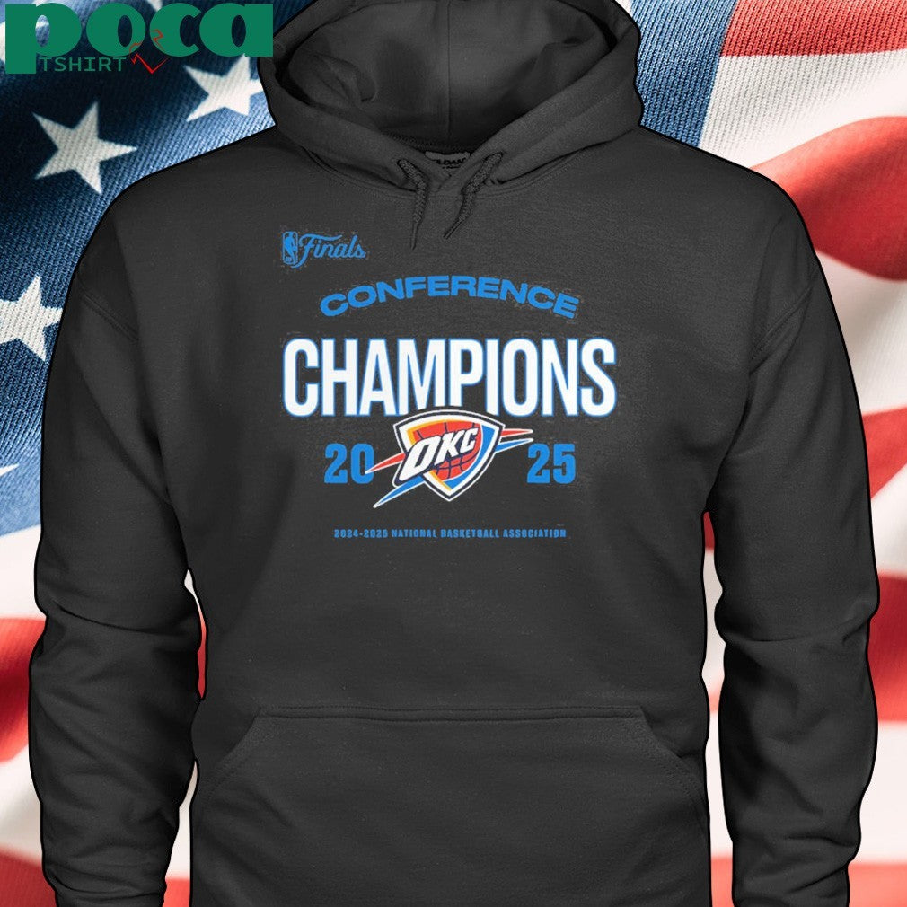 Oklahoma City Thunder Black 2025 Conference Champions Buzzer Beater shirt