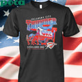 Oklahoma City Thunder Covered Wagon Western Basketball Style Shirt