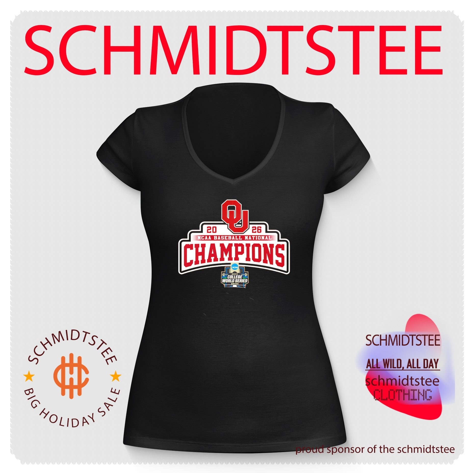 Oklahoma Sonners 2026 NCAA Baseball National Champions logo shirt