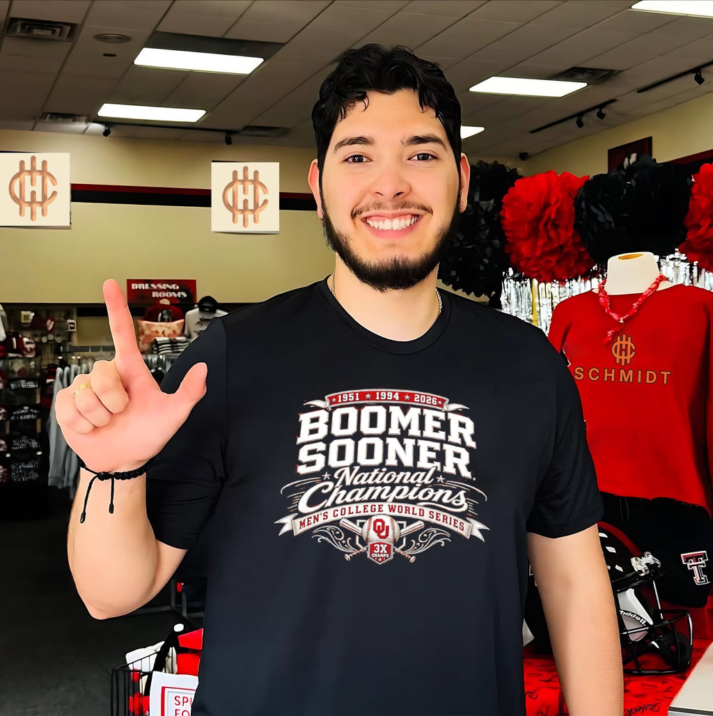 Oklahoma Sooners 2026 College World Series Champions 3X ’51 ’94 ’26 shirt