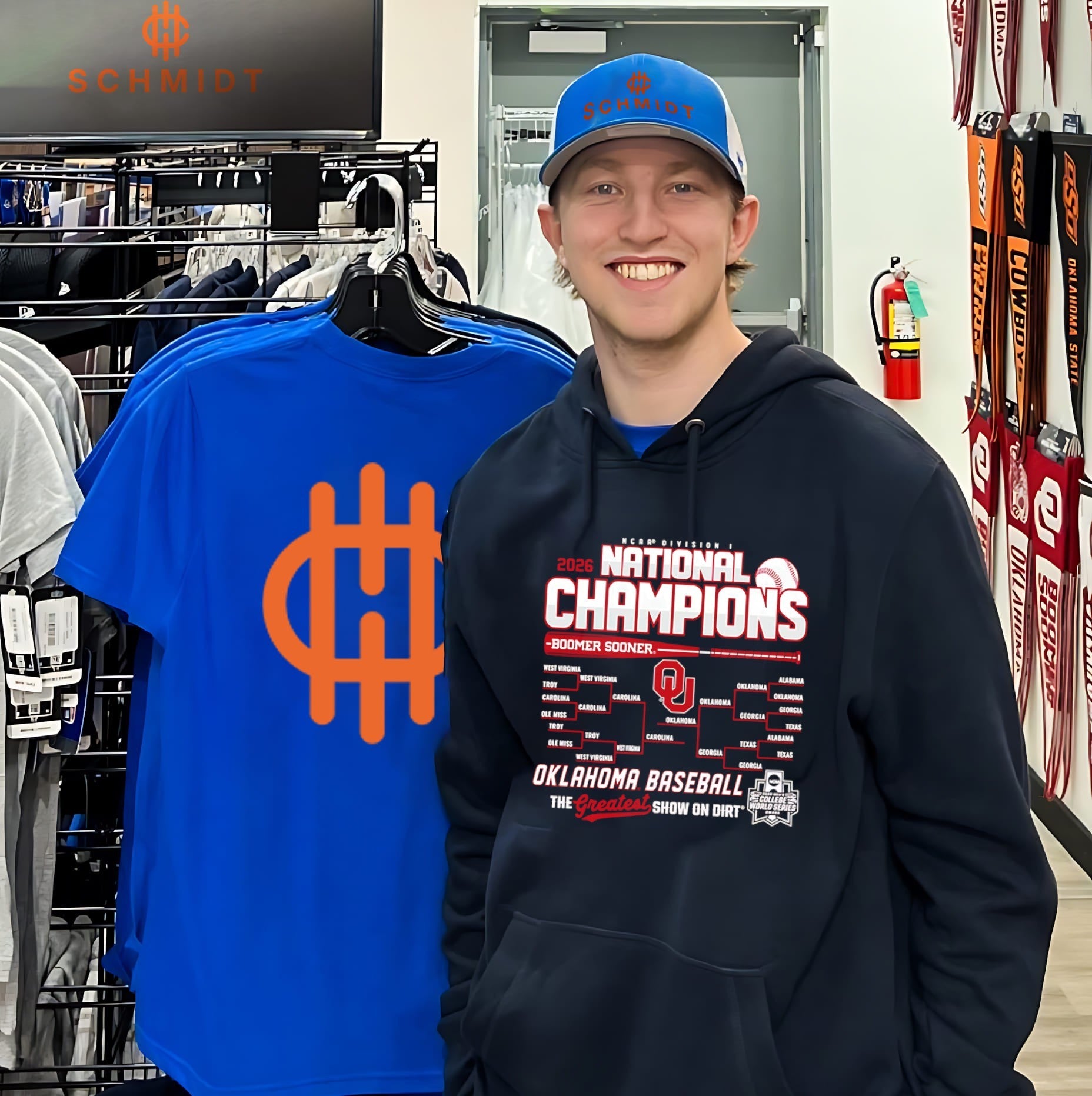 Oklahoma Sooners 2026 College World Series Champions Bracket shirt