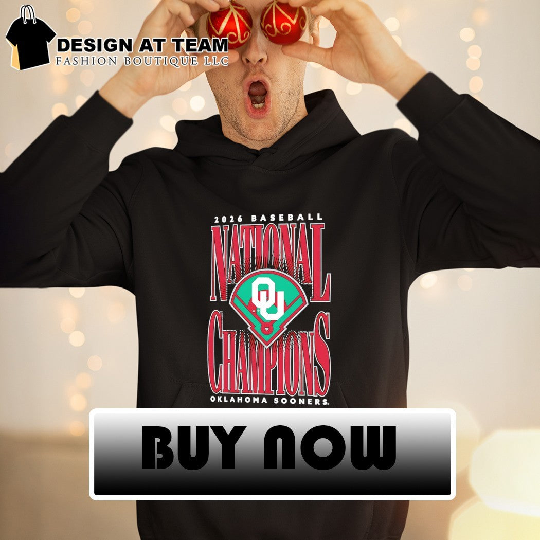 Oklahoma Sooners 2026 NCAA Baseball Men’s College World Series National Champions Large Type Field shirt