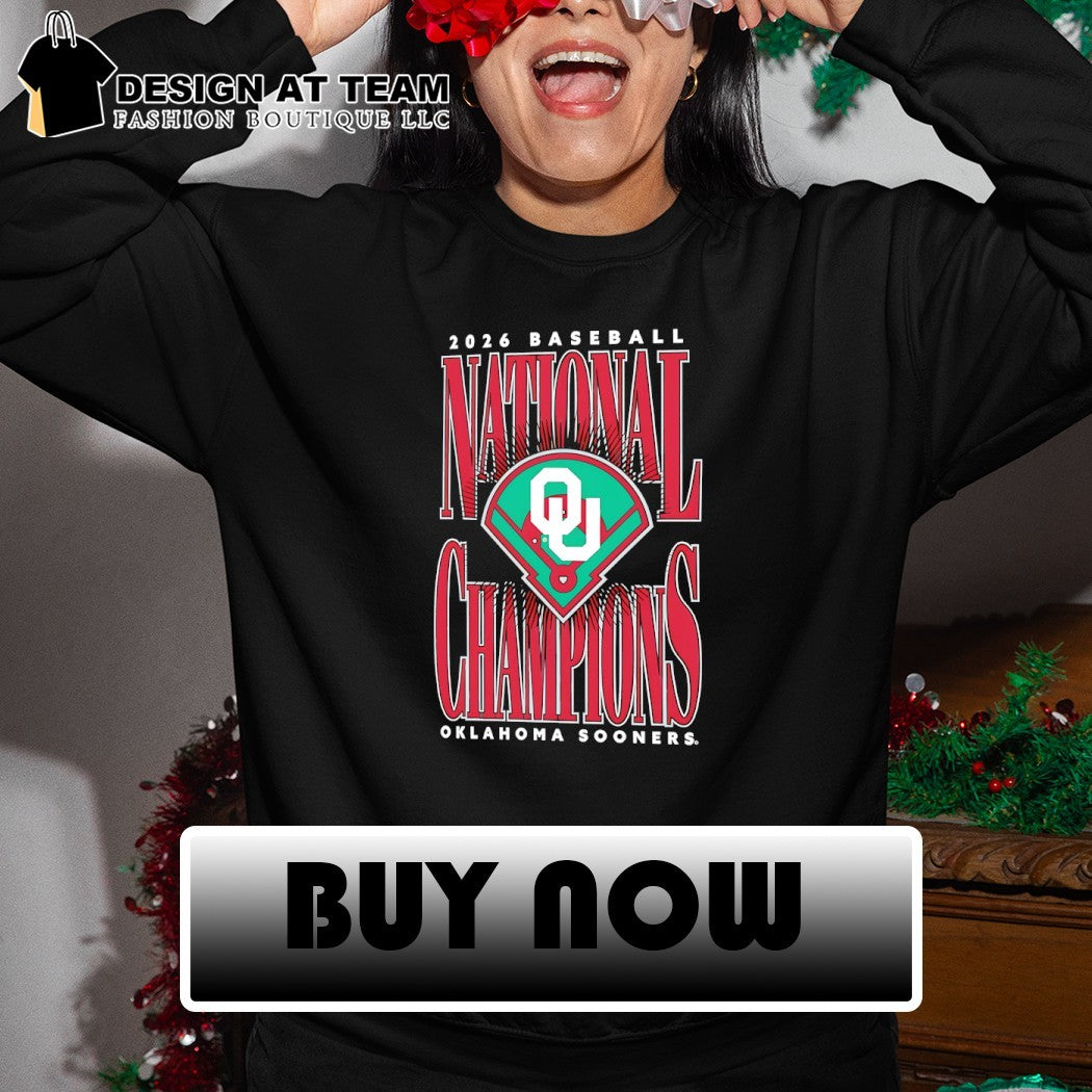 Oklahoma Sooners 2026 NCAA Baseball Men’s College World Series National Champions Large Type Field shirt