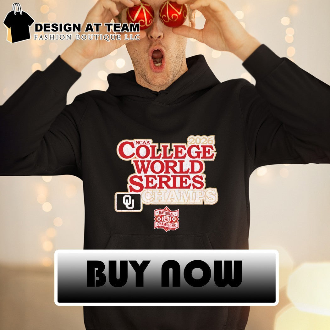 Oklahoma Sooners Baseball 2026 College World Series Champions NCAA shirt