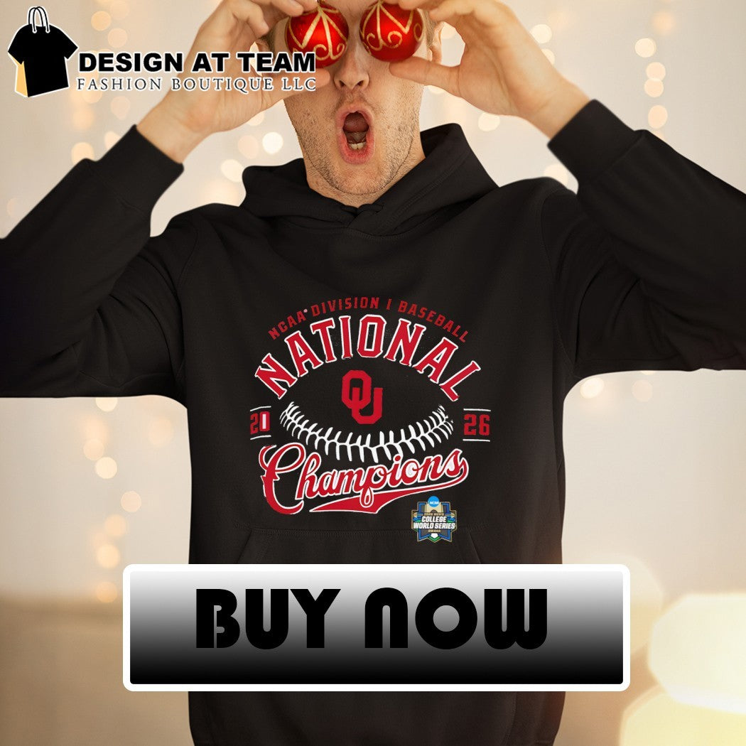 Oklahoma Sooners Baseball 2026 NCAA Division I Baseball College World Series National Champions shirt