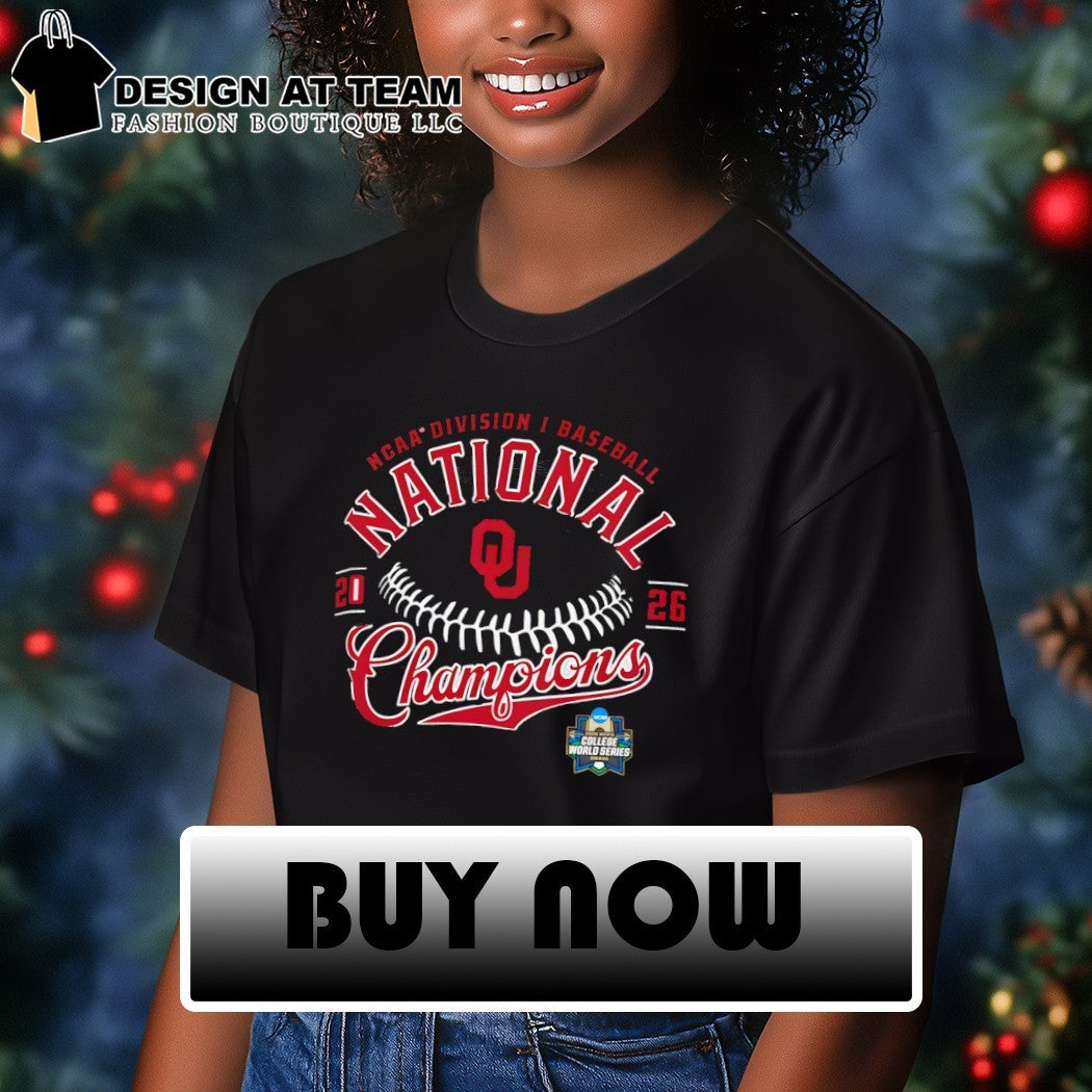 Oklahoma Sooners Baseball 2026 NCAA Division I Baseball College World Series National Champions shirt