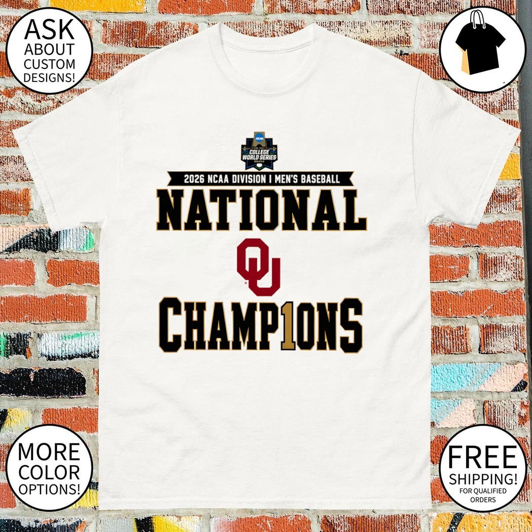 Oklahoma Sooners Baseball 2026 NCAA Division I College World Series Champions shirt