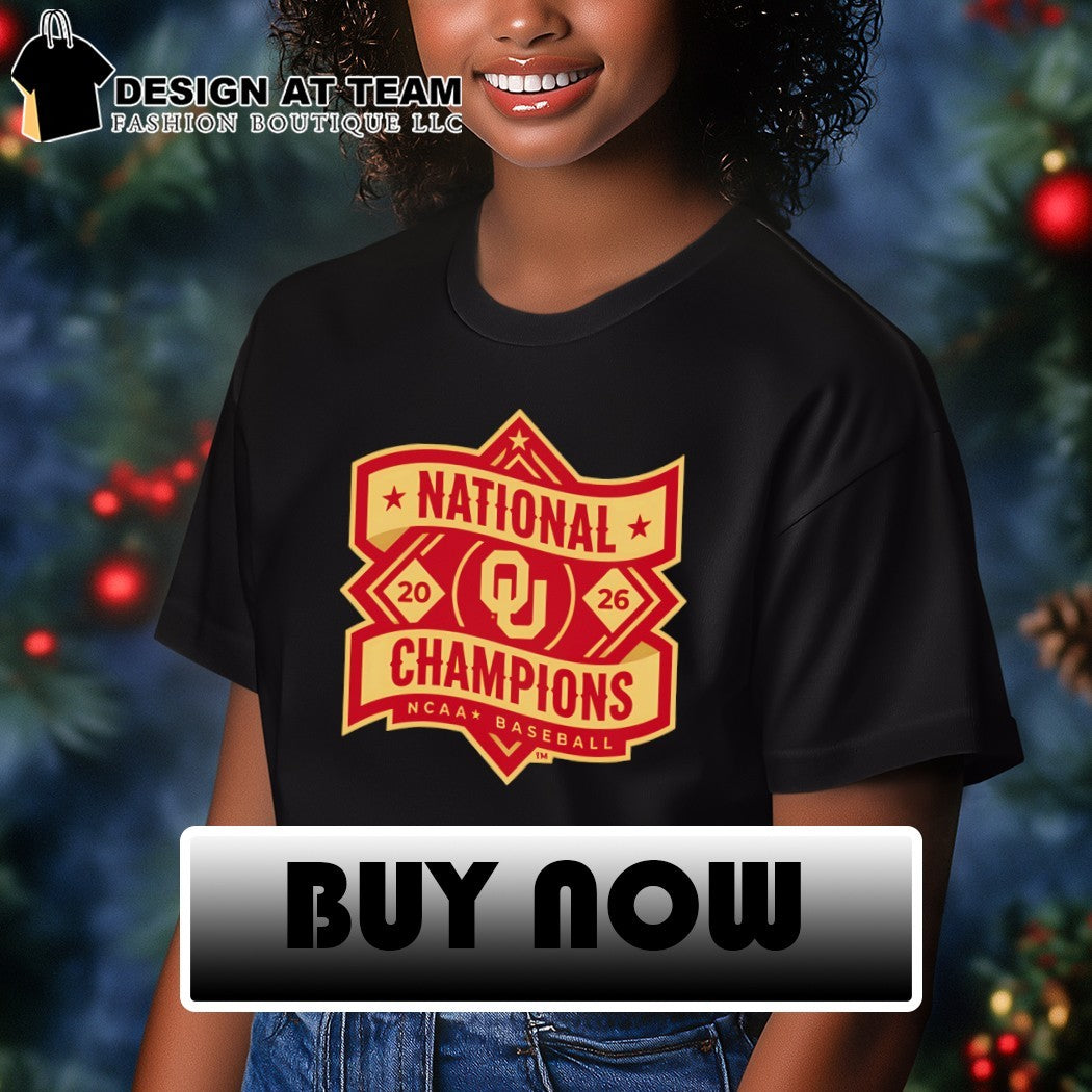 Oklahoma Sooners Baseball MLB National Champions 2026 NCAA logo shirt
