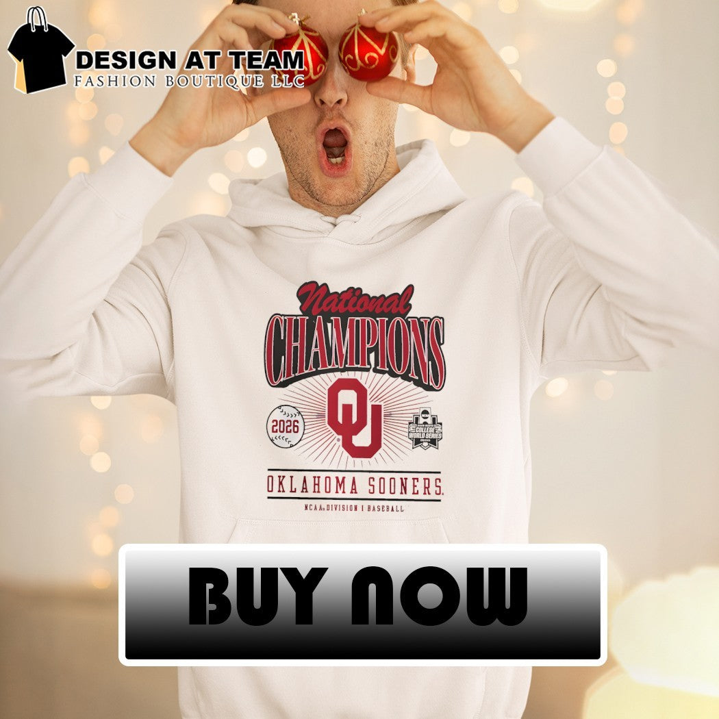Oklahoma Sooners Baseball National Champions 2026 College World Series team shirt