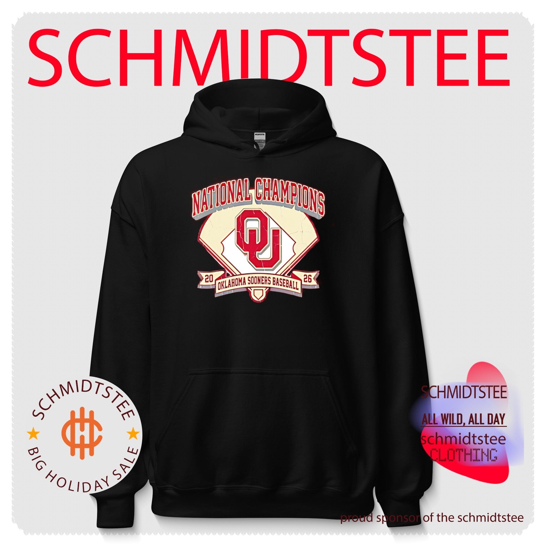 Oklahoma Sooners Baseball National Champions 2026 logo shirt