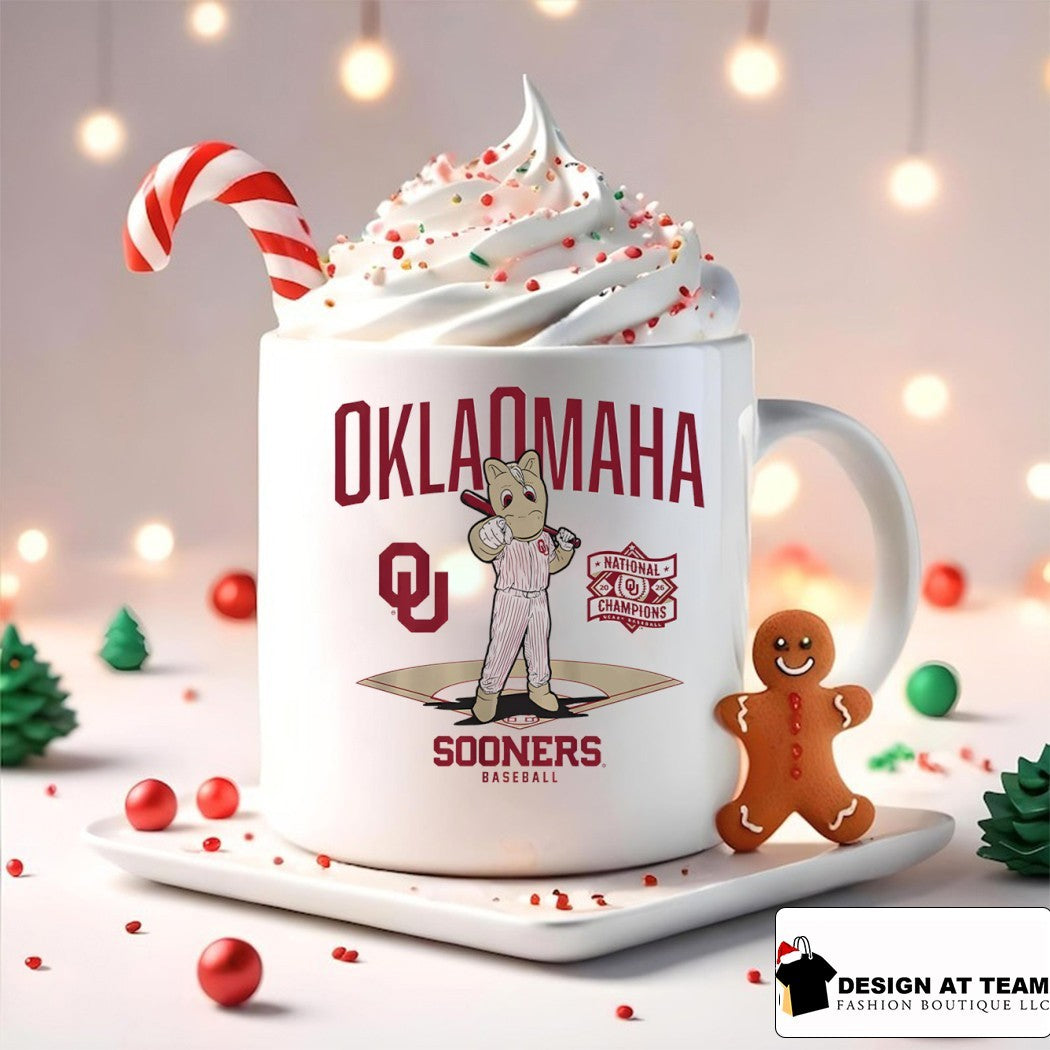 Oklahoma Sooners Baseball mascot NCAA Division I National Champions Diamond 2026 shirt