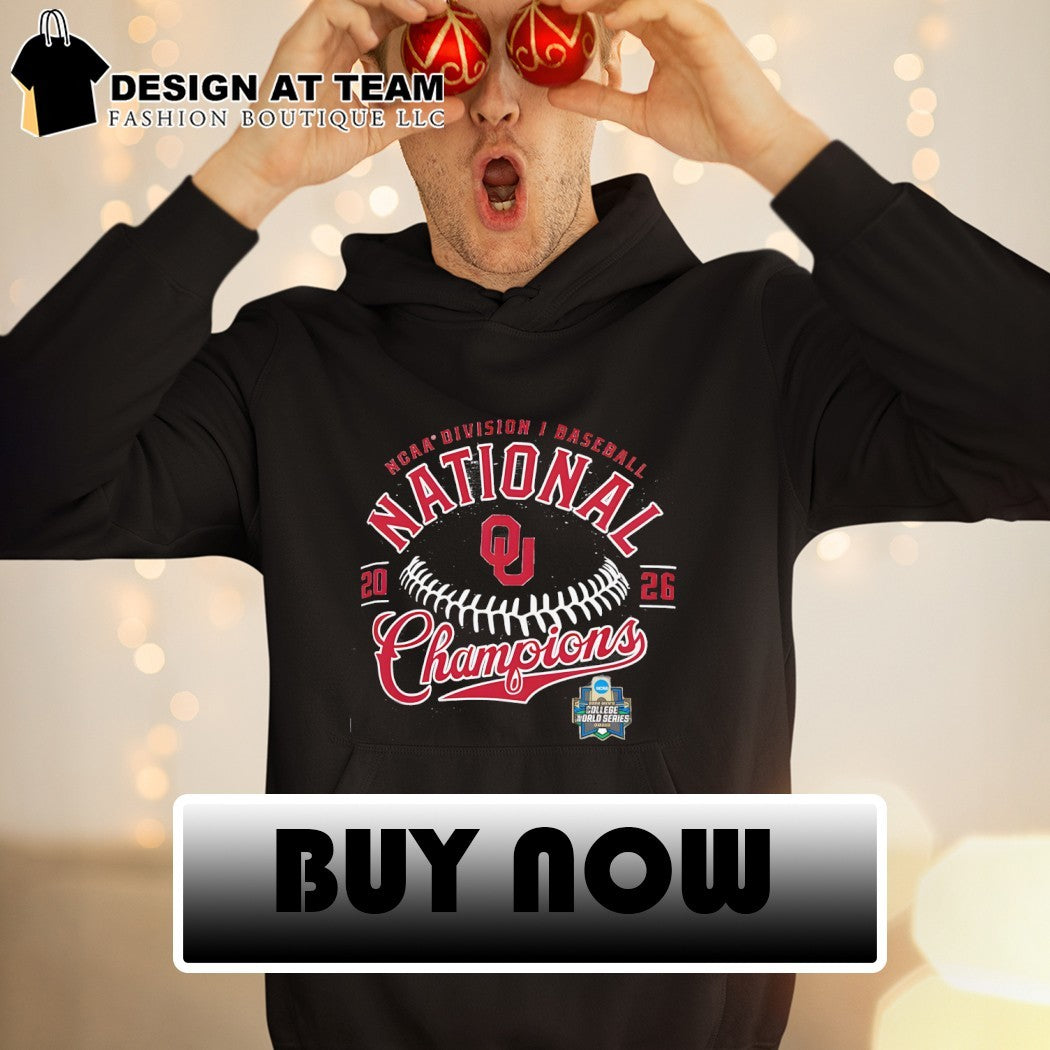 Oklahoma Sooners NCAA Division I Baseball National Champions 20 26 College World Series shirt