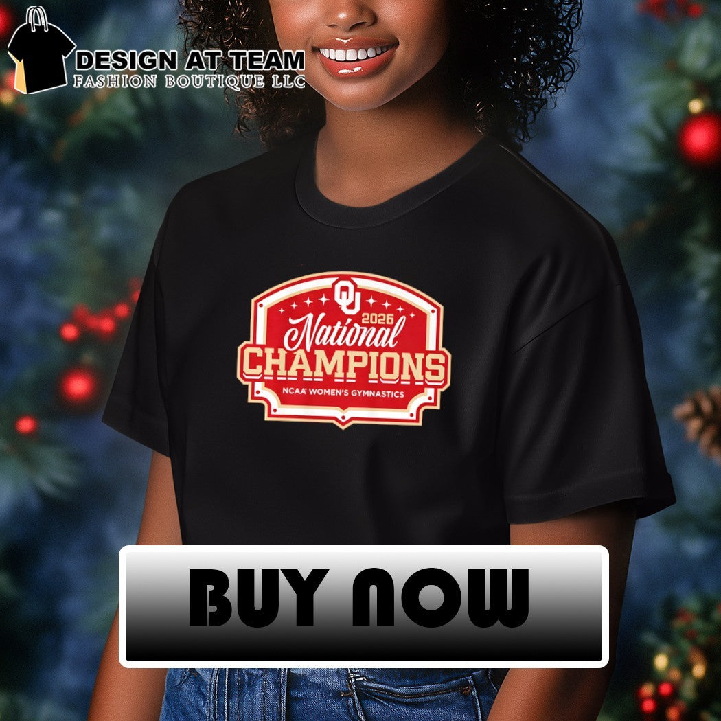 Oklahoma Women’s Gymnastics 2026 National Champions NCAA shirt