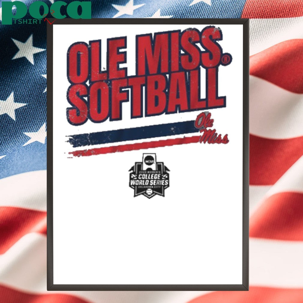 Ole Miss Softball Women’s College World Series Stripe shirt