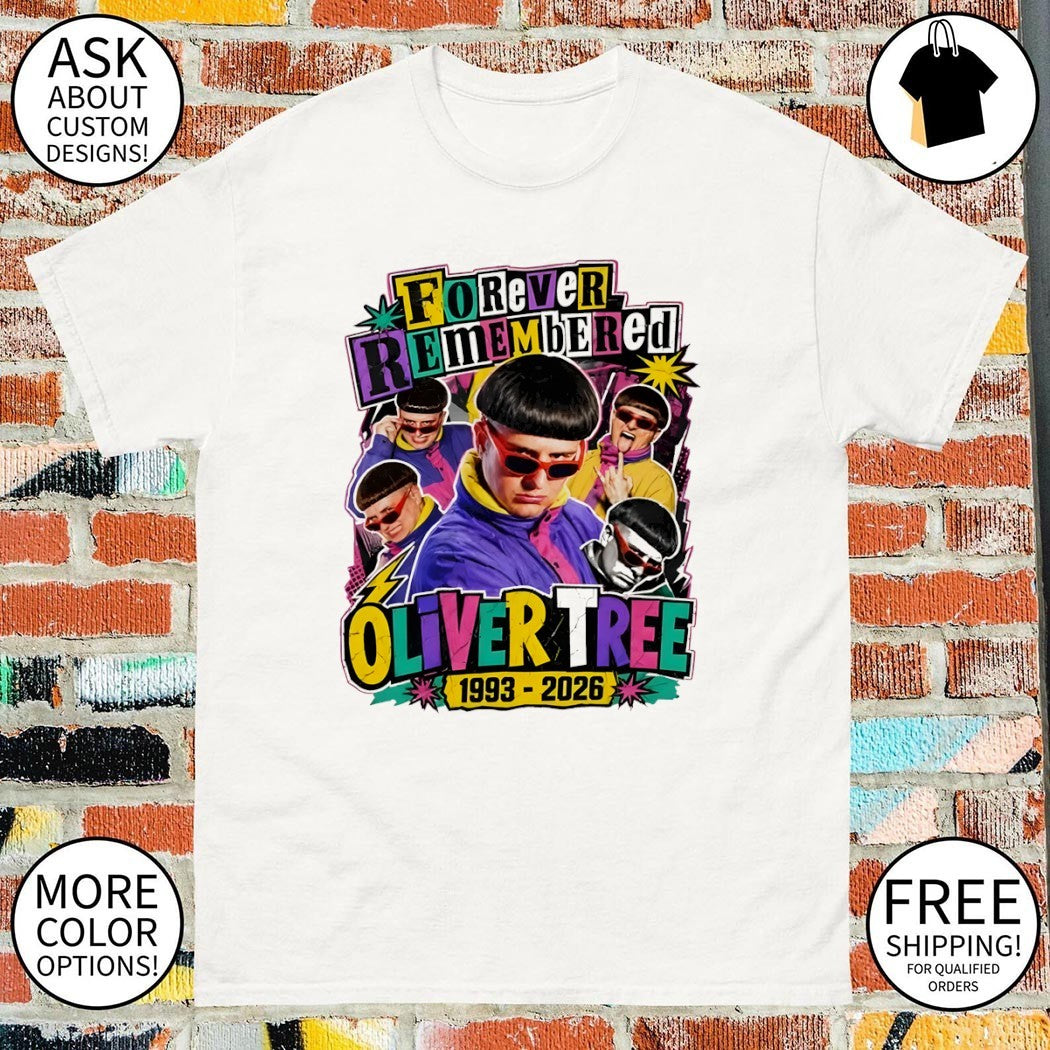 Oliver Tree Musician Forever Remembered 1993 2026 Portrait shirt