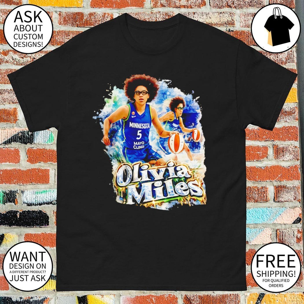 Olivia Miles Minnesota Lynx WNBA Basketball 2026 graphic shirt