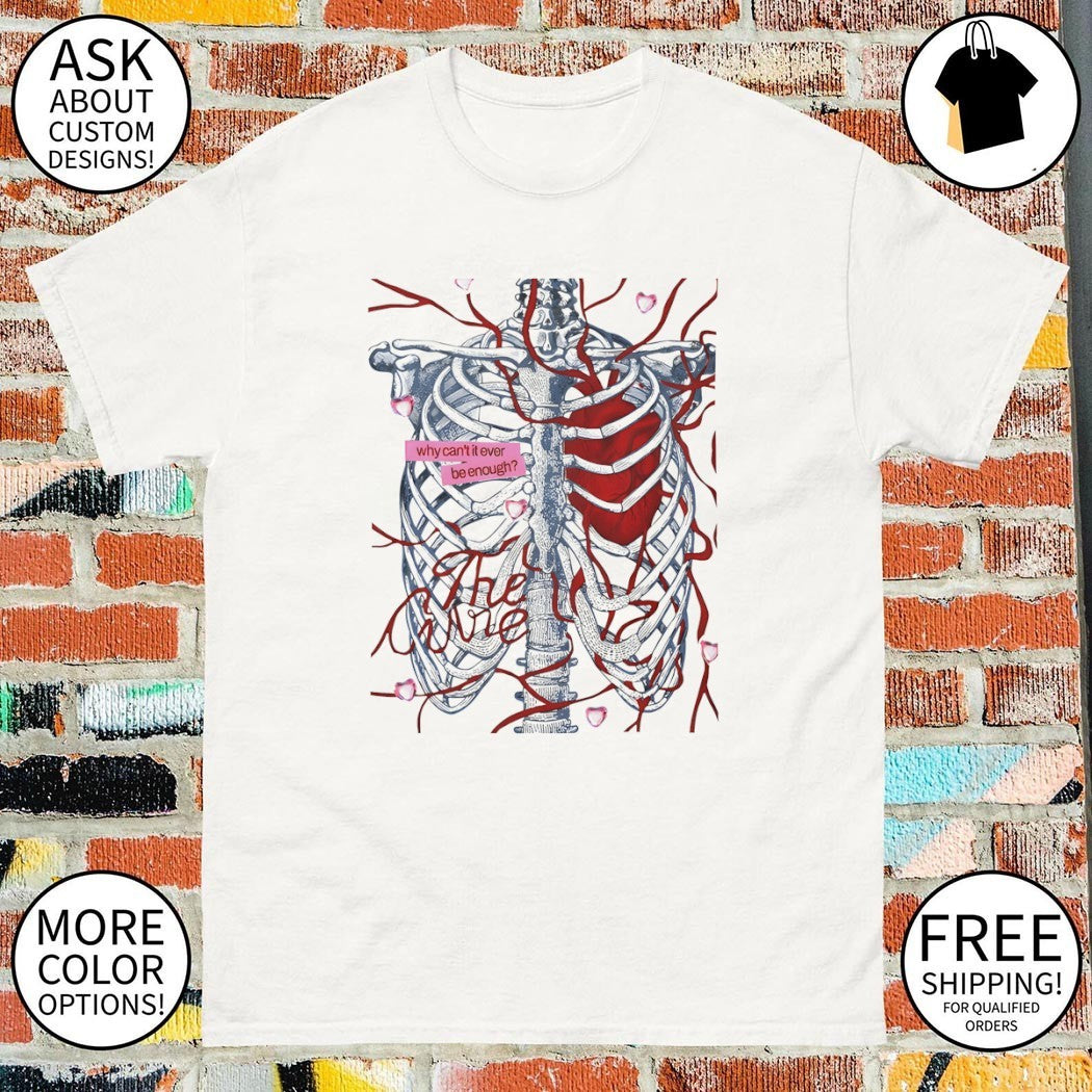 Olivia Rodrigo The Cure skeleton Graphic shirt
