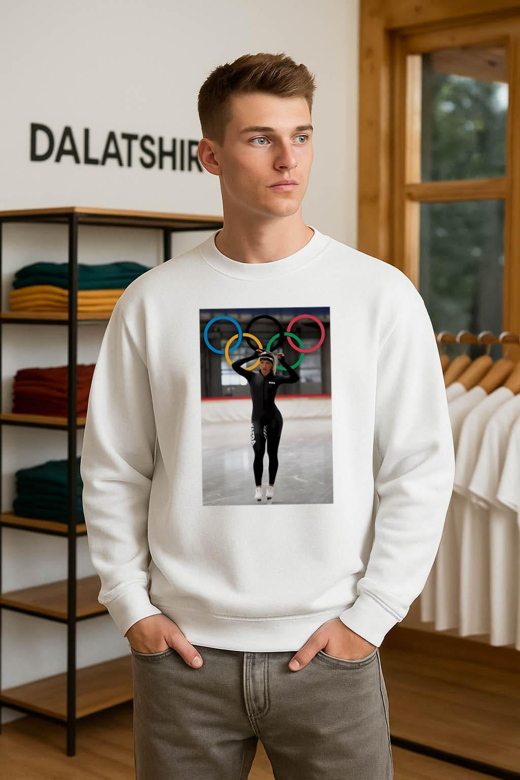 Olympic Games Speed Skater Female Athlete shirt