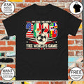 One Game One World The World’s Game World Cup 2026 flags shirt