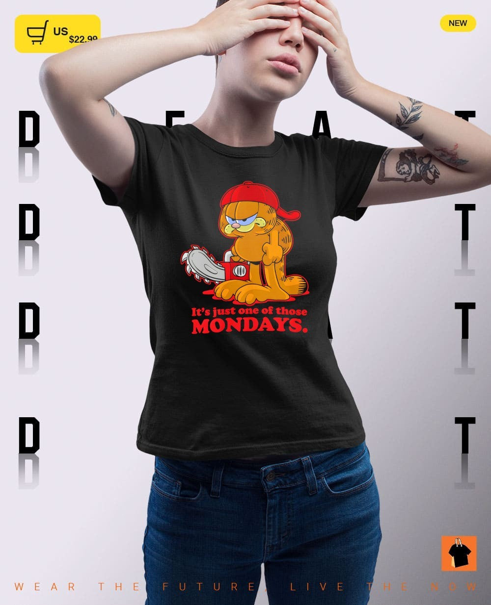 Orange cat x Limp Bizkit It’s Just One of Those Mondays shirt