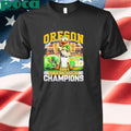 Oregon 2024 Big Ten Conference Champions score mascot shirt
