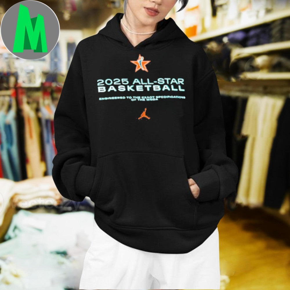 Original 2025 All-star Basketball Engineered To The Exact Specifications Of The Wnba Shirt