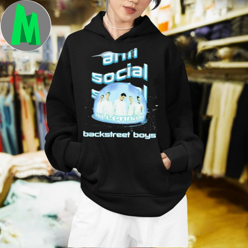Original Anti Social Social Club x Backstreet Boys Millennium Dome Shirt