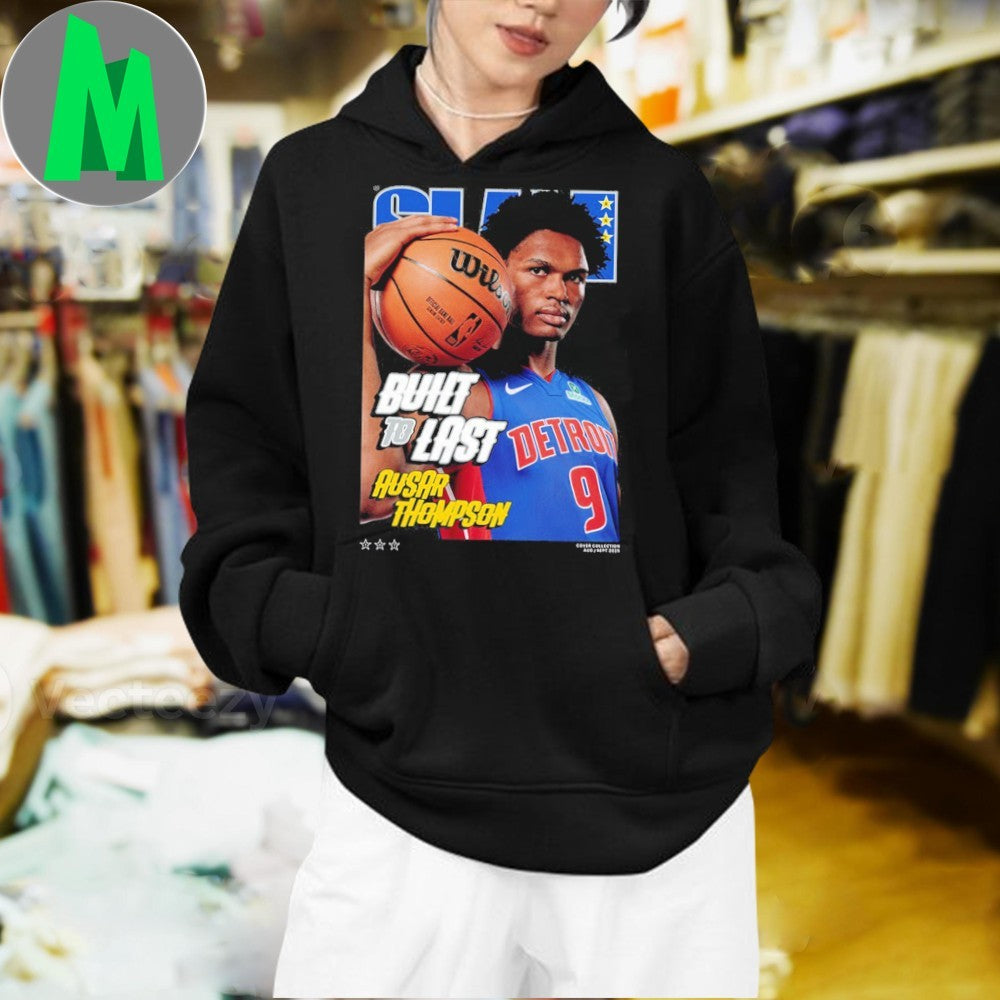 Original Ausar Thompson Detroit Pistons SLAM Magazine NBA Basketball Fan Shirt