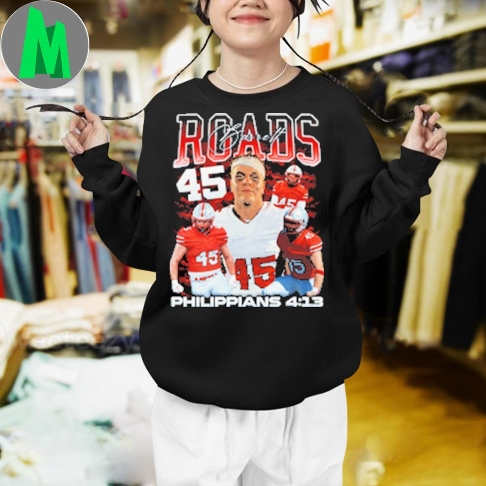 Original Barrett Roads Football Player #45 Philippians 4 13 Fan Shirt
