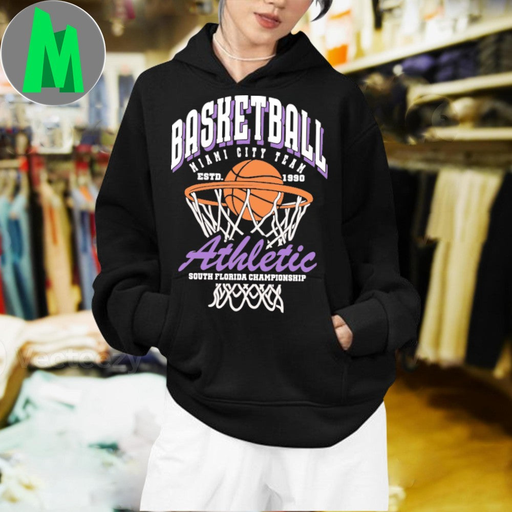 Original Basketball Miami City Team ESTD 1990 Athletic South Florida Championship Shirt