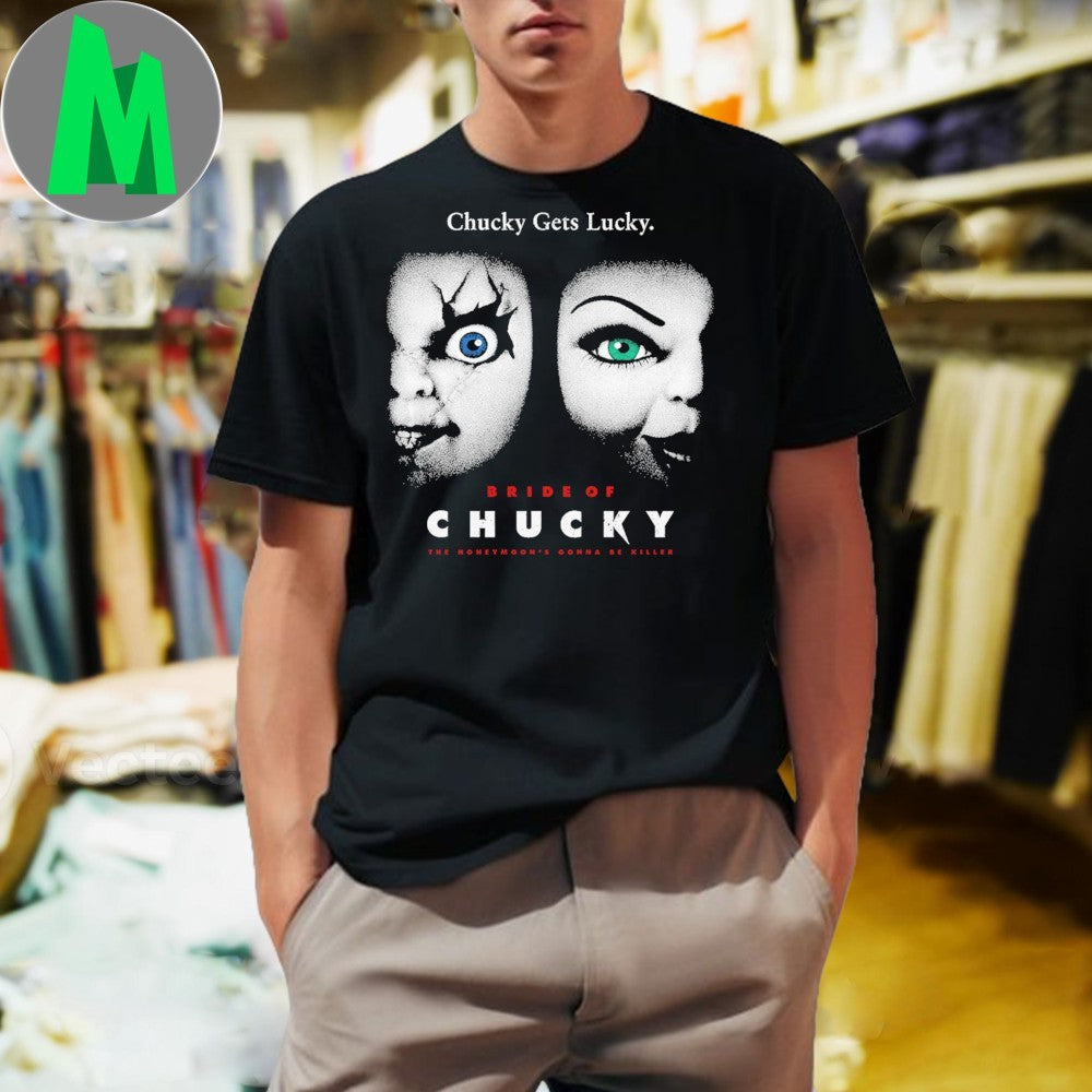 Original Bride of Chucky Horror Chucky & Tiffany Fan Shirt