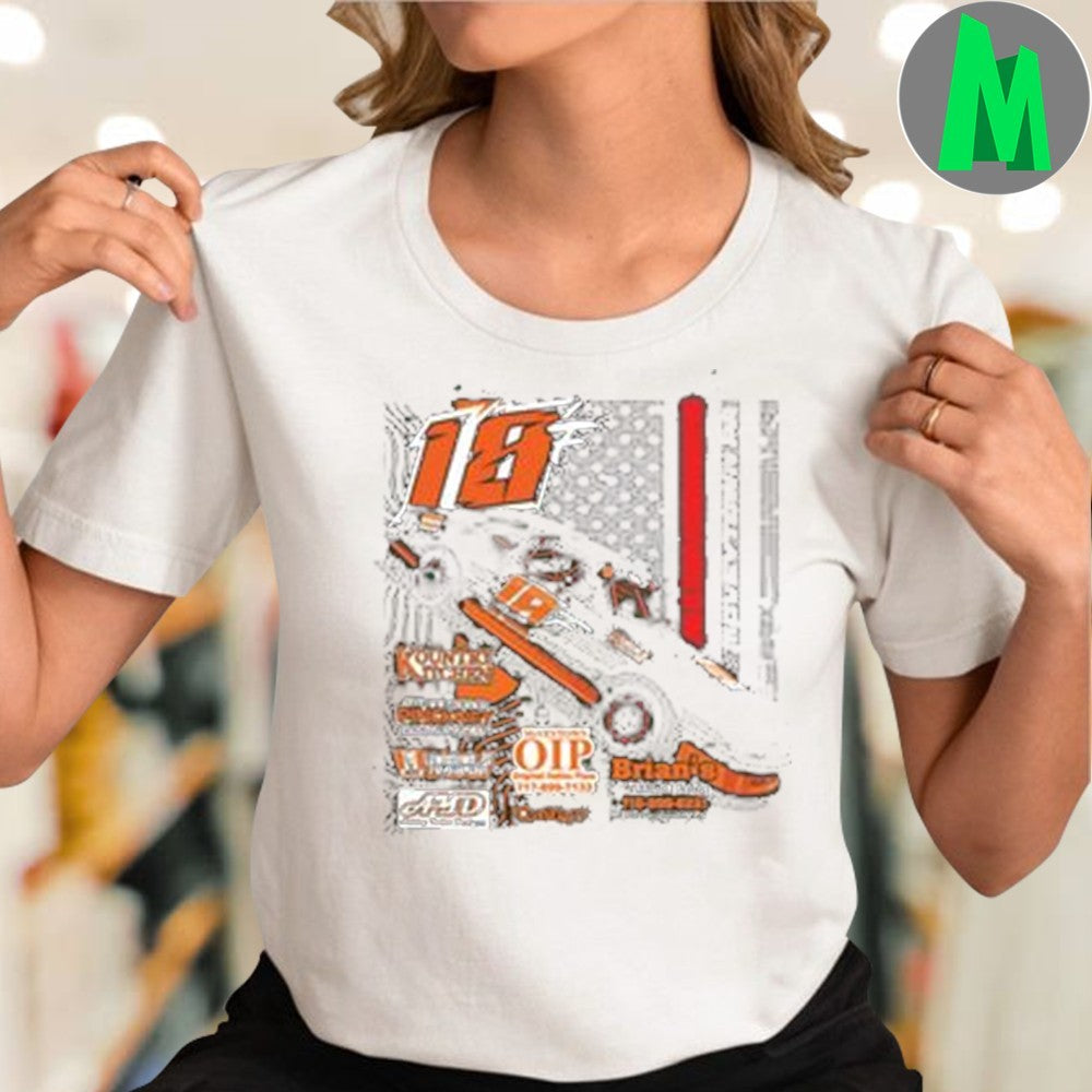 Original Brock Foster #18 Racing Fan T-Shirt