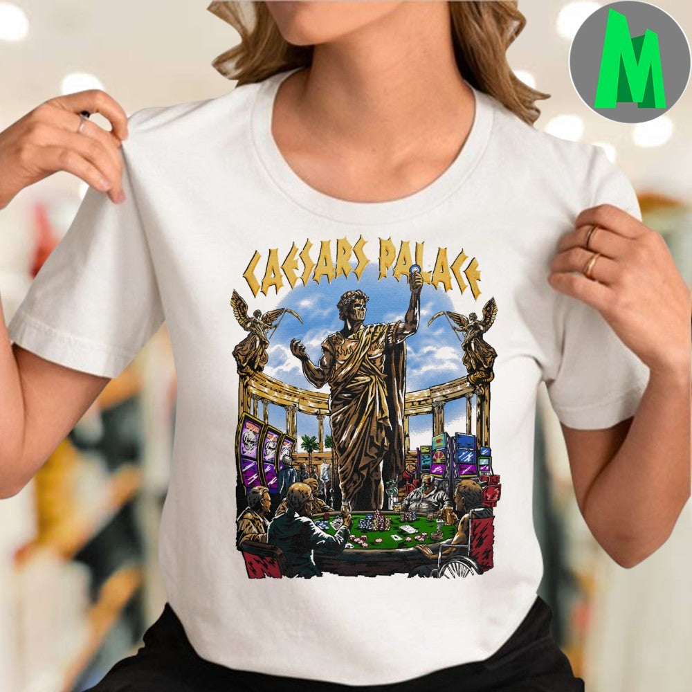 Original Caesars Palace Casino Las Vegas Roman Statue Graphic T-Shirt