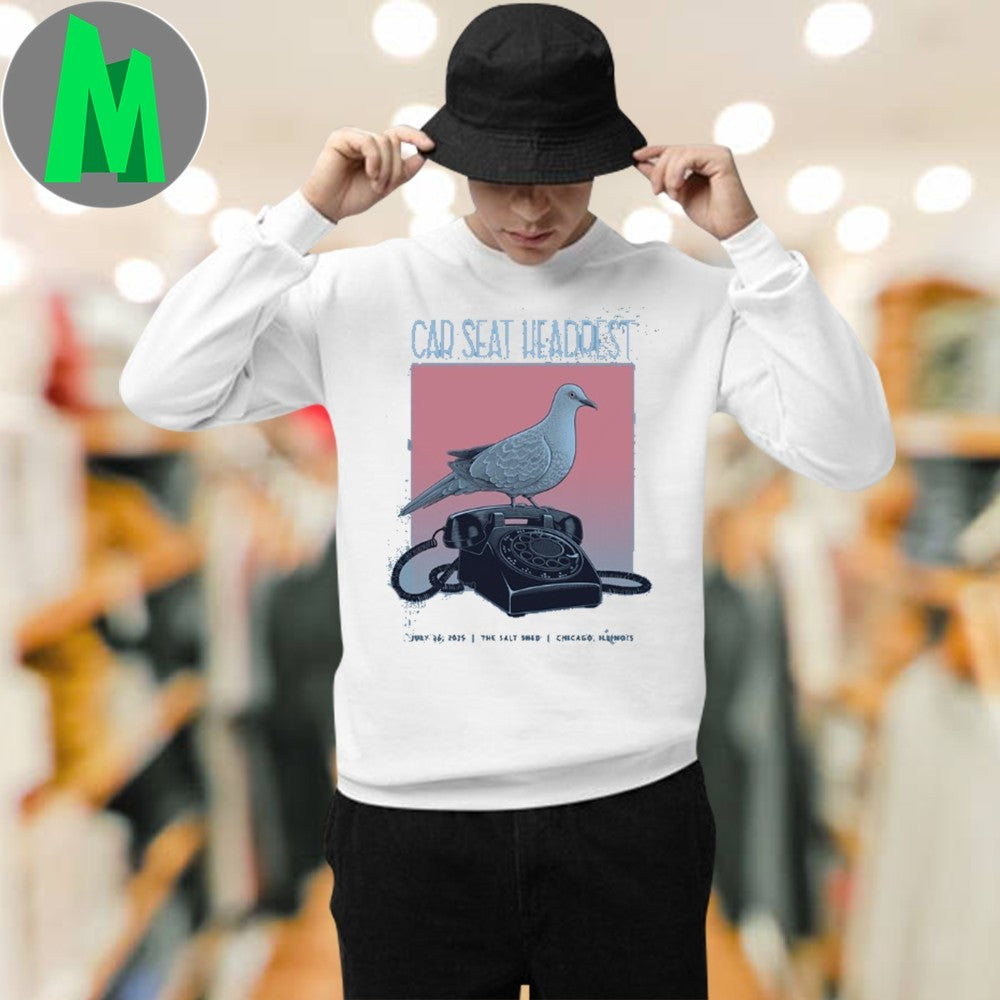 Original Car Seat Headrest July 26 2025 The Salt Shed Chicago Illinois Shirt